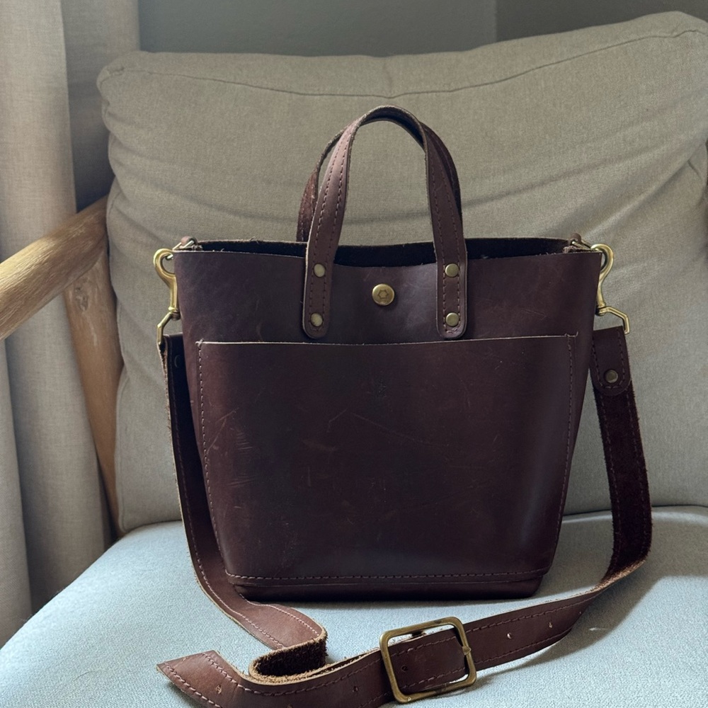 Handmade 100% Leather Tote Bag